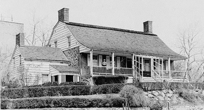 Фермерский дом Дикмана в 1934 году