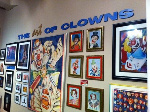 Картины, изображающие клоунов 