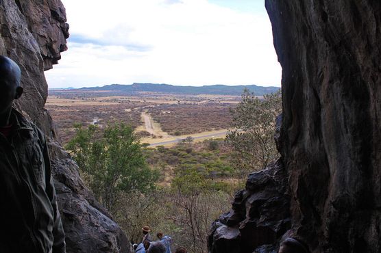 Вид из пещеры Кебокве