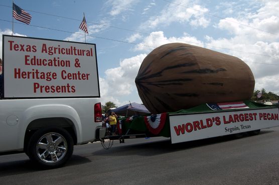 Пекан на параде в честь 4 июля 2012 в городе Сегин, штат Техас