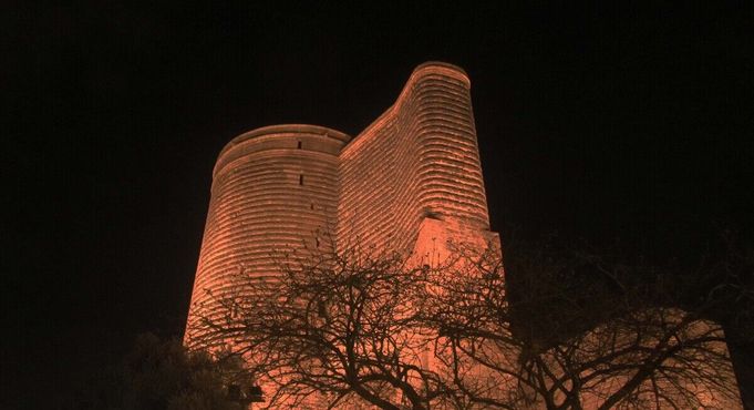 Ночная подсветка башни