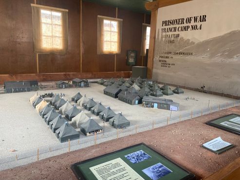 макет лагеря