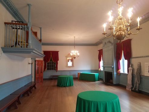 Зал, где проходил бал в честь инаугурации Томаса Джефферсона