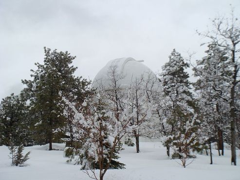 Обсерватория Лоуэлла зимой
