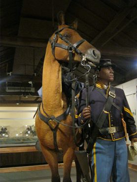 Солдат Буффало в музее Форт Силл