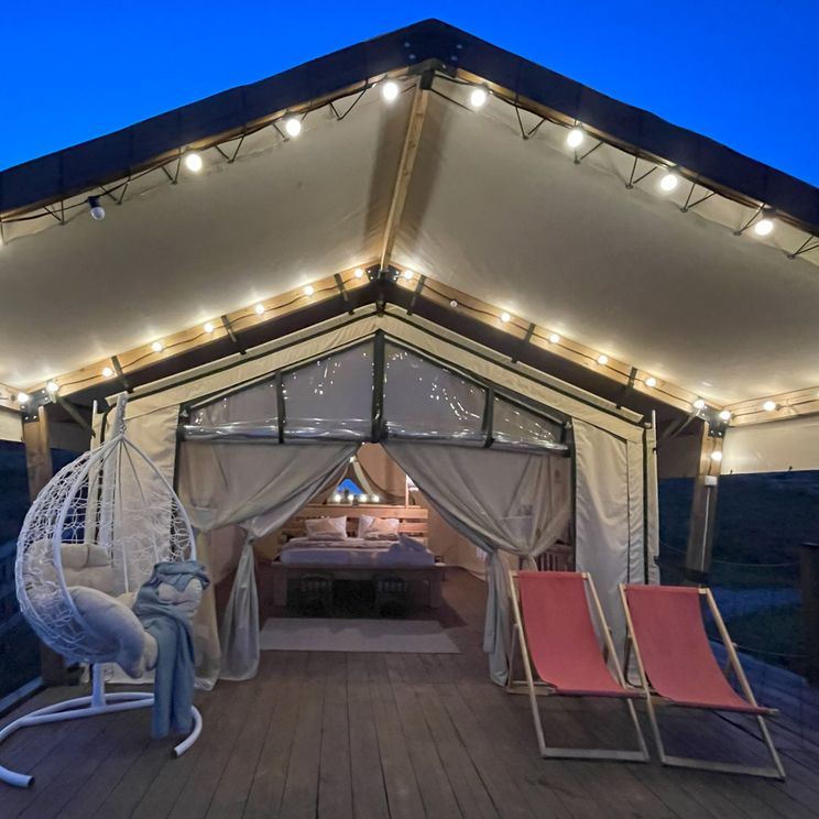 Глемпинги, Палатка