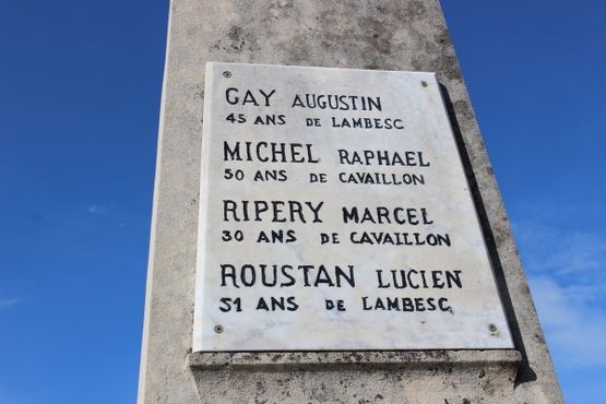 Мемориал участникам движения Сопротивления в Кадене