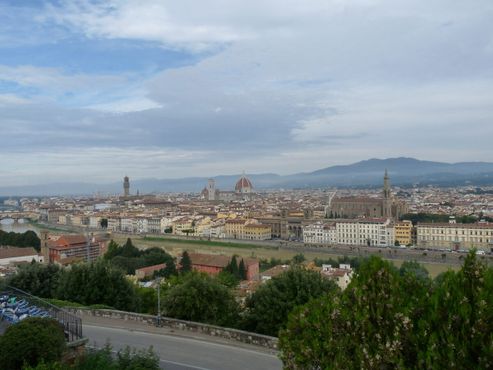 Вид на Флоренцию с Площади Микеланджело