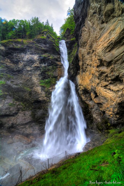 Рейхенбахский водопад швейцария фото