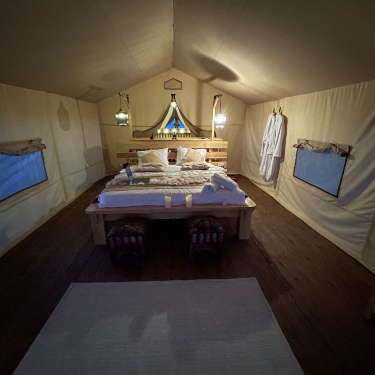 Глемпинги, Палатка