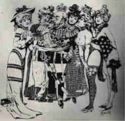 Карикатура на Эдуарда VII в Ле-Шабане
