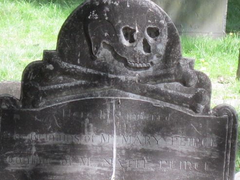 Голова смерти (на кладбище Гранари)