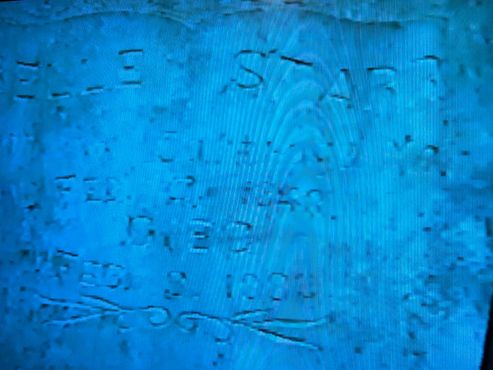 Могила Белль Старр в 1999 г.