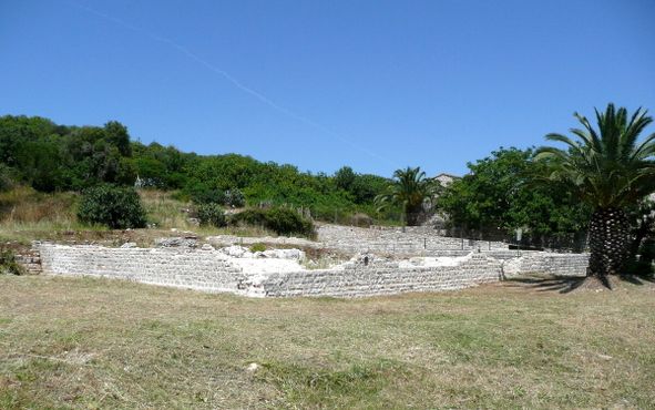 Руины древнеримских бань