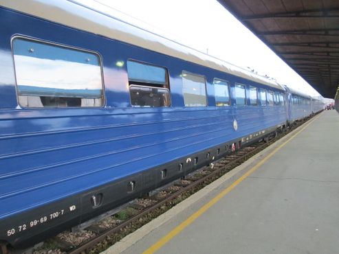 Голубой поезд Тито на станции Белград