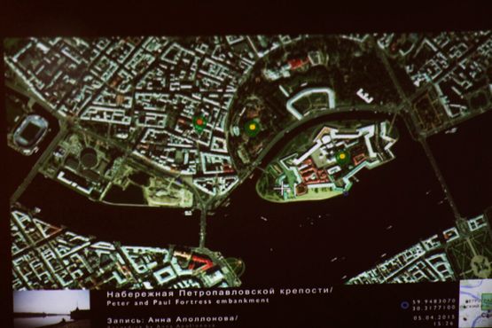 Часть интерактивной звуковой карты Санкт-Петербурга