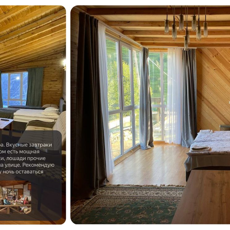 Гостевые домики, Отели 3*, Отели 4*, Коттеджи