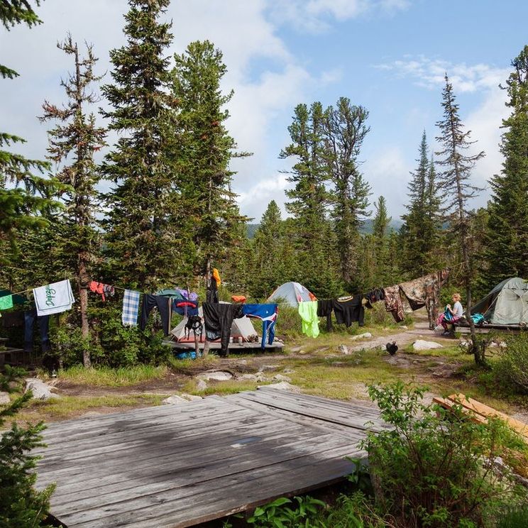 Гостевые домики, Палатка