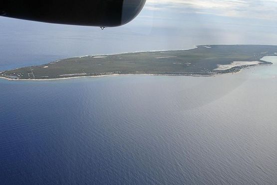Остров Малый Кайман, вид с воздуха