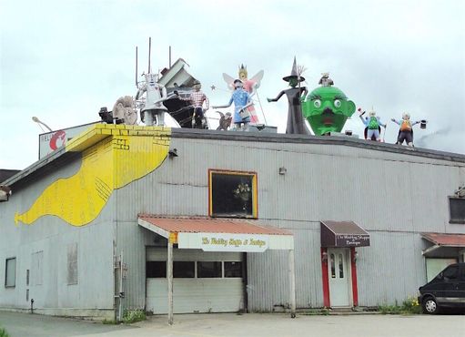 Металлические скульптуры «Волшебник из страны Оз»