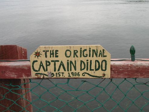 Оригинальная табличка капитана Дилдо