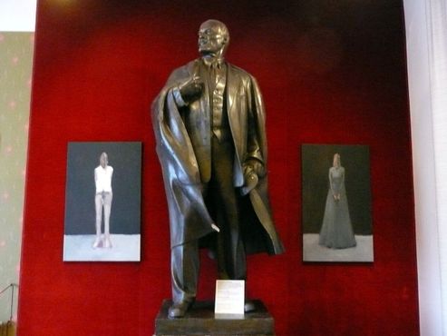 Памятник Ленину в музее в Тампере