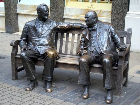 «Союзники»: Франклин Делано Рузвельт и сэр Уинстон Черчилль 