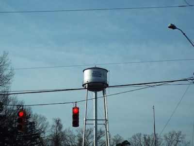 Водонапорная башня в кампусе