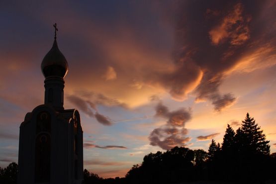 Закат в Приднестровье