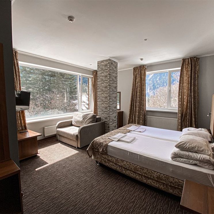 Отели 1-2*, Гостевые домики, Отели 3*, Коттеджи