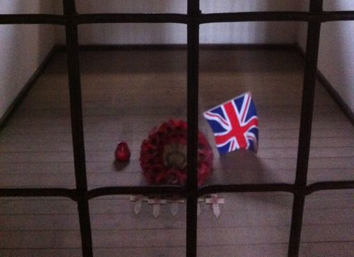 Одиночная камера британского военнопленного, застреленного эсэсовцами