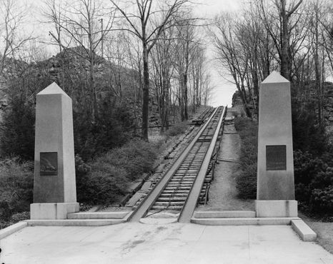 Наклонный участок железной дороги в 1934 году