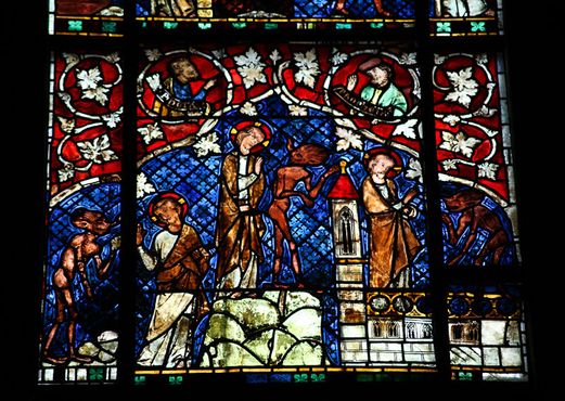 Демоны на витражах Страсбургского собора