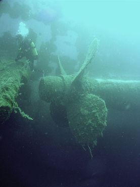 Погружение на затонувшее судно «Зенобия»
