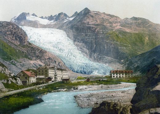 Ронский ледник в 1900 году