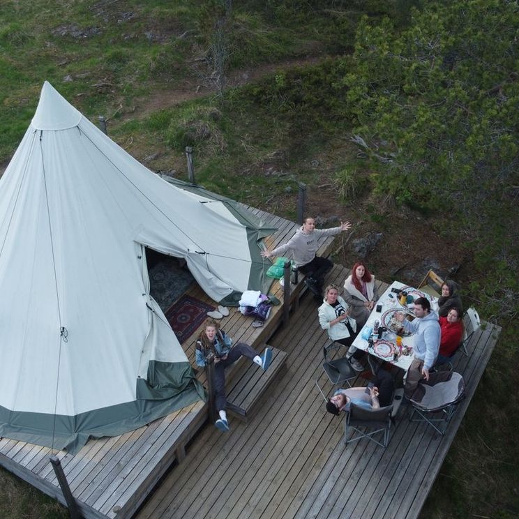 Бунгало, Глэмпинги