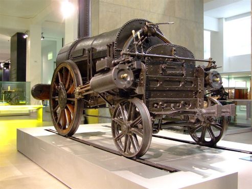 «Ракета», выставленная в Музее науки в Лондоне крупным планом