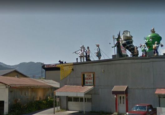 Металлические скульптуры «Волшебник из страны Оз»