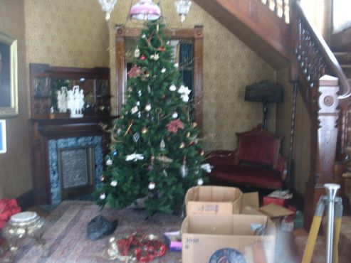 Рождественские декорации дома Уоррена Гардинга