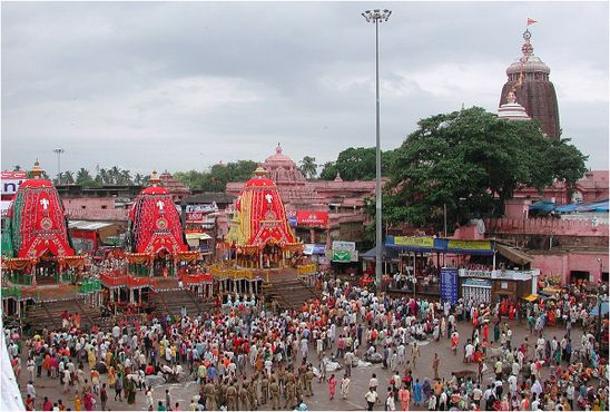Фестиваль Рат Ятра в храме Джаганнатхи
