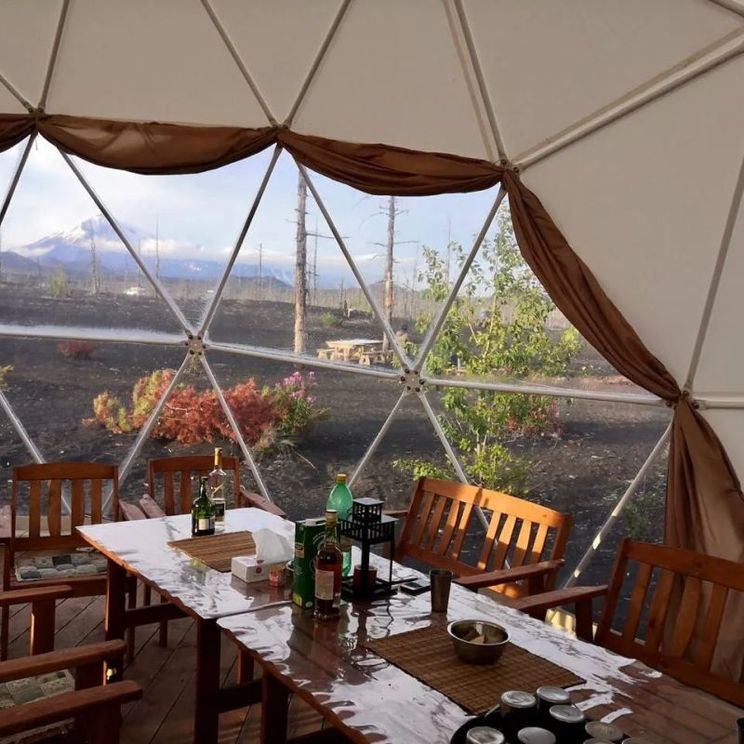 Глэмпинги, Коттеджи