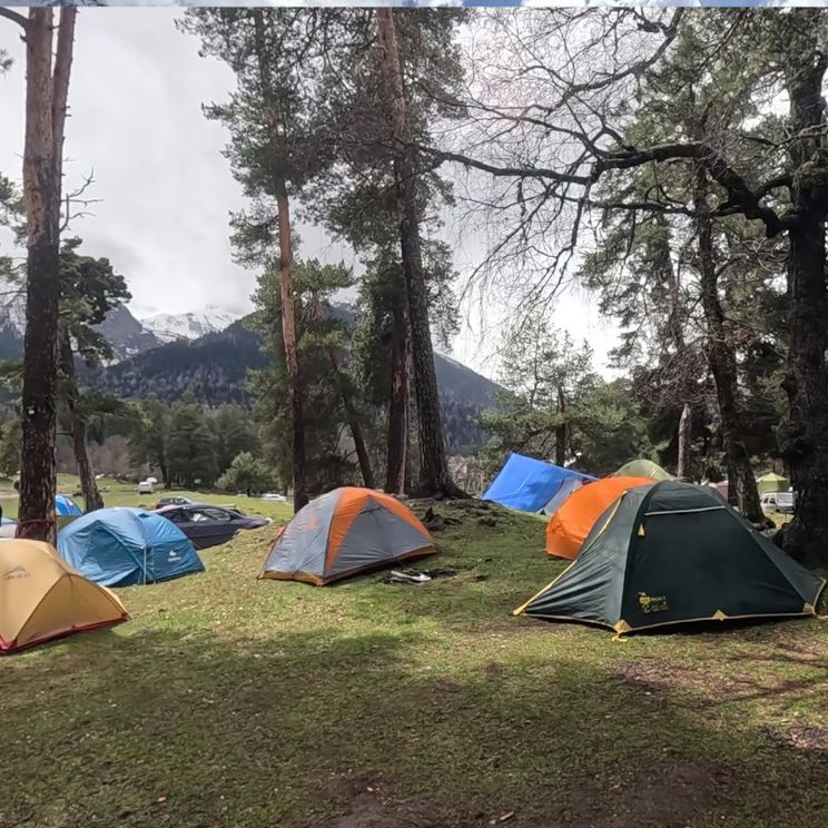 Кемпинги, Палатки