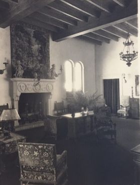 Большой зал студии Чизрайта, около 1927 года. Фото из Исторического музея Пасадены