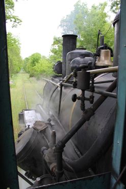 В кабине машиниста