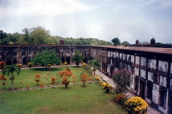 Вид на внутренний двор крепости
