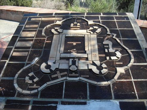 План крепости на шоссе A9