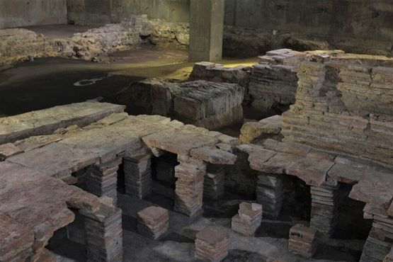 Система гипокауст в римских банях