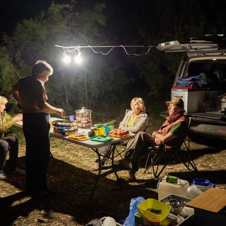 Кемпинги, Палатки