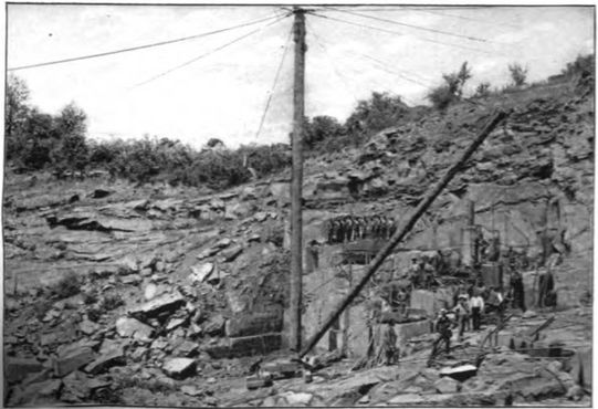 Каменоломня в 1898 году