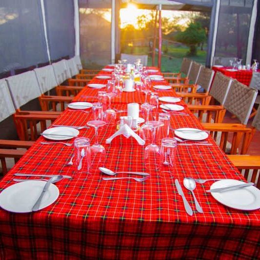 Домик, палатки